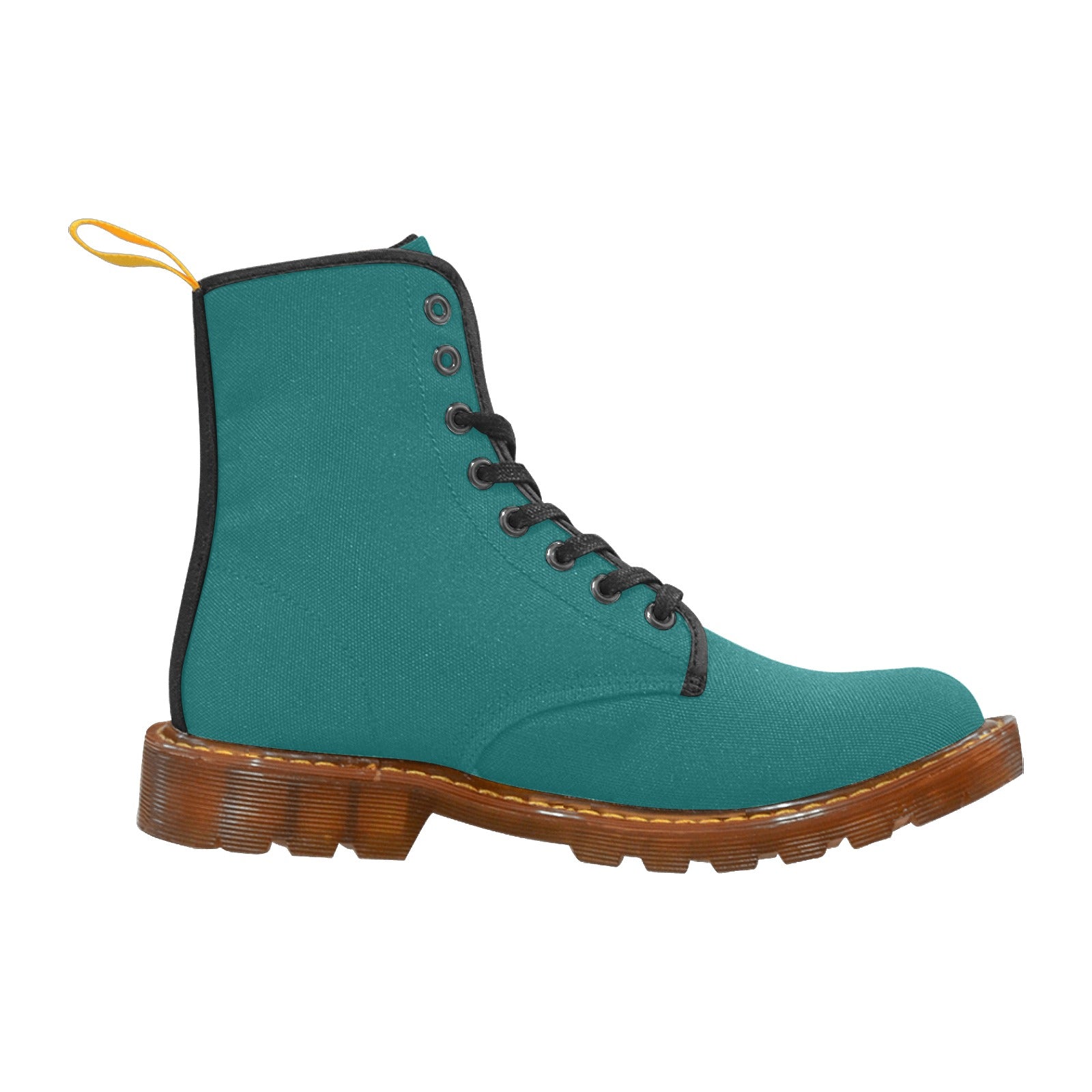 Transformative Teal Custom Canvas Boots For Women Model 1203H