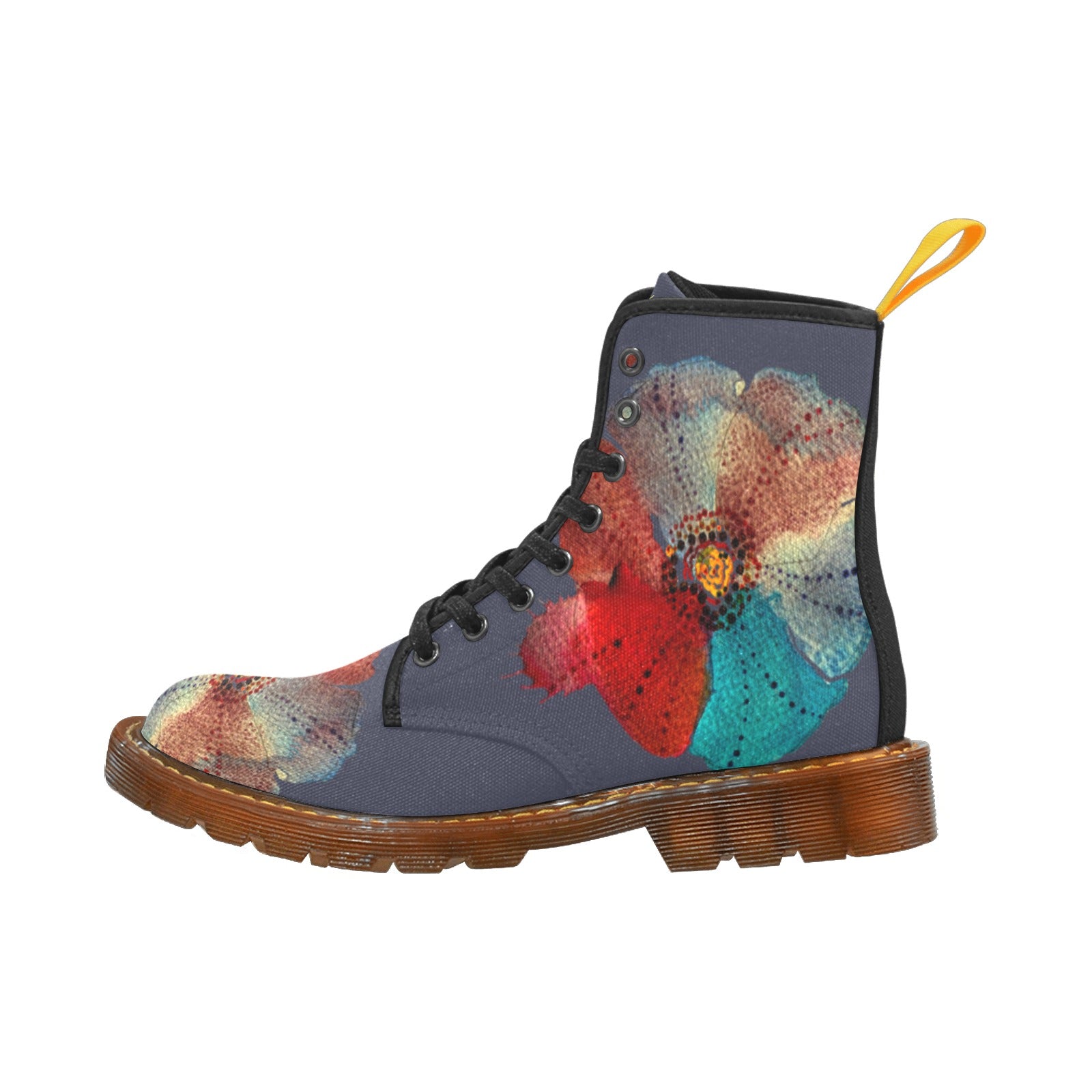 ZoZo Grand Fleur Ocean Nylon Canvas Boots For Women Model 1203H