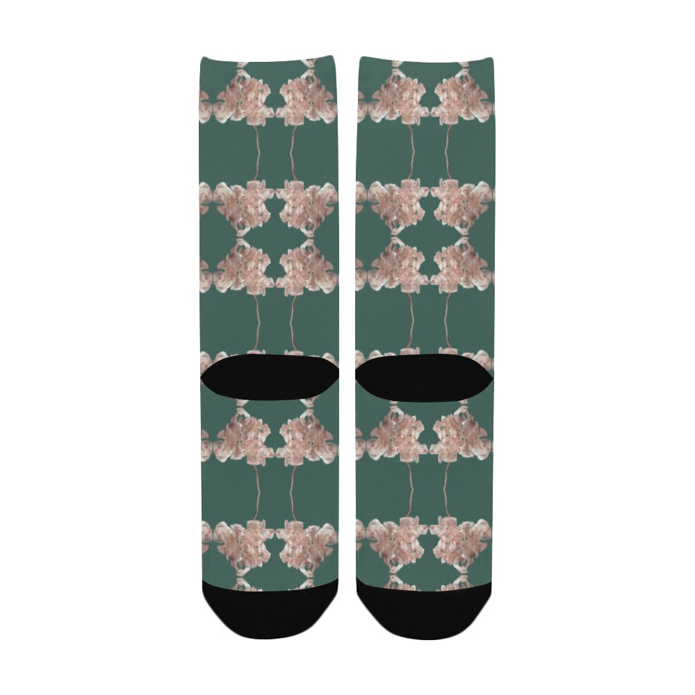 Shaggy Tulip Jade Women's Custom Socks