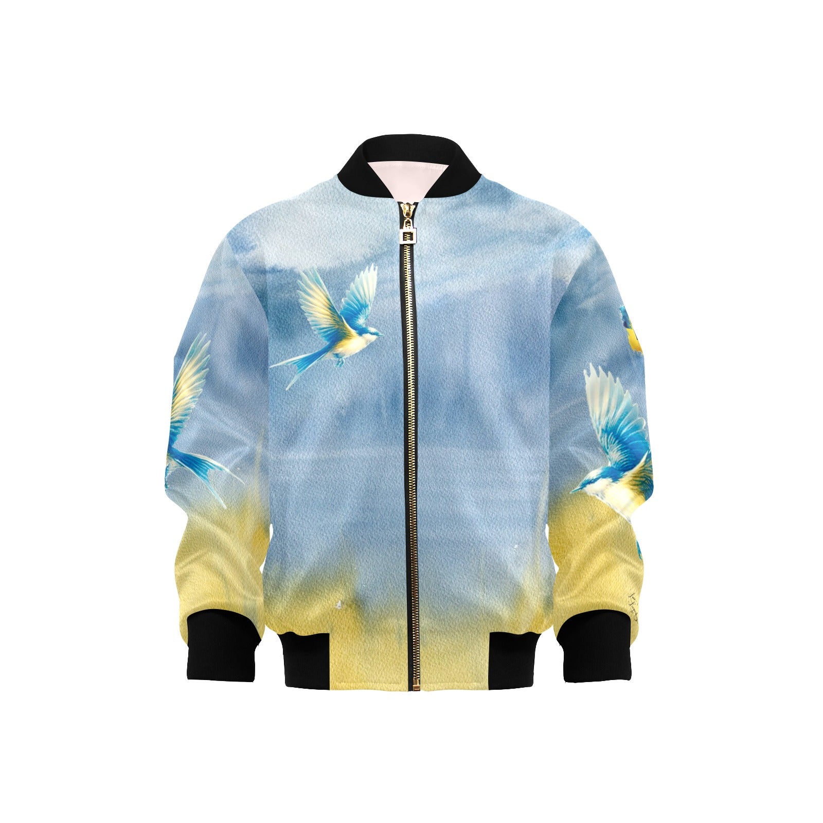 Support Ukraine Kids Lastivka Kids' Bomber Jacket with Pockets