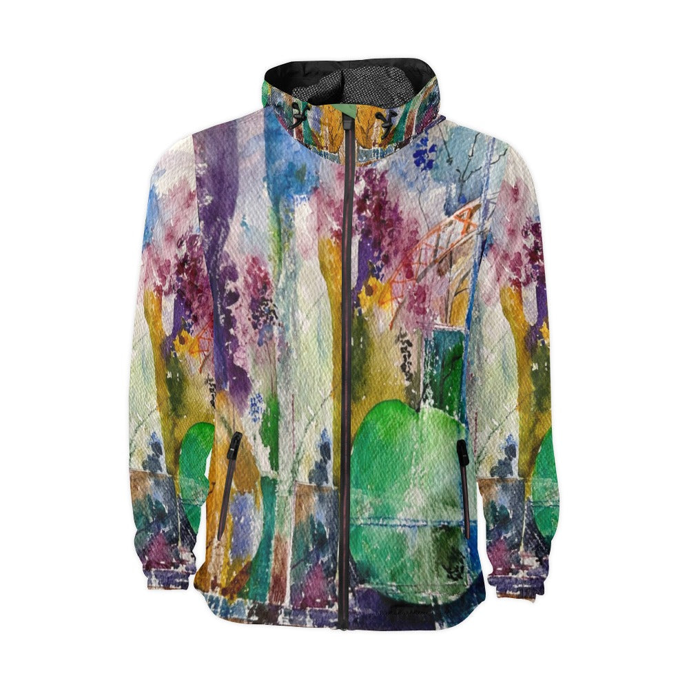 Green Apple Unisex Windbreaker