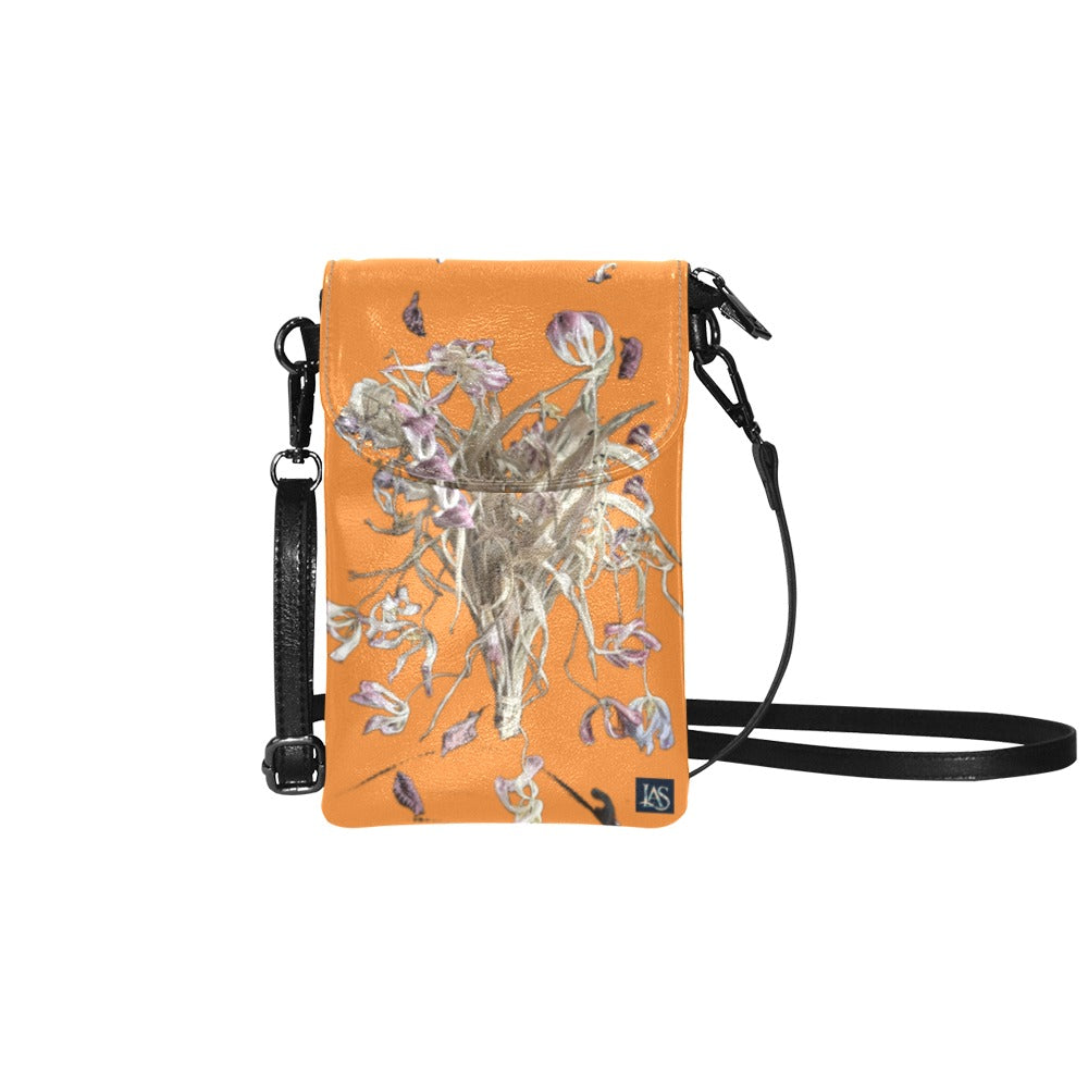 Tulip Orangeade Small Cell Phone Purse