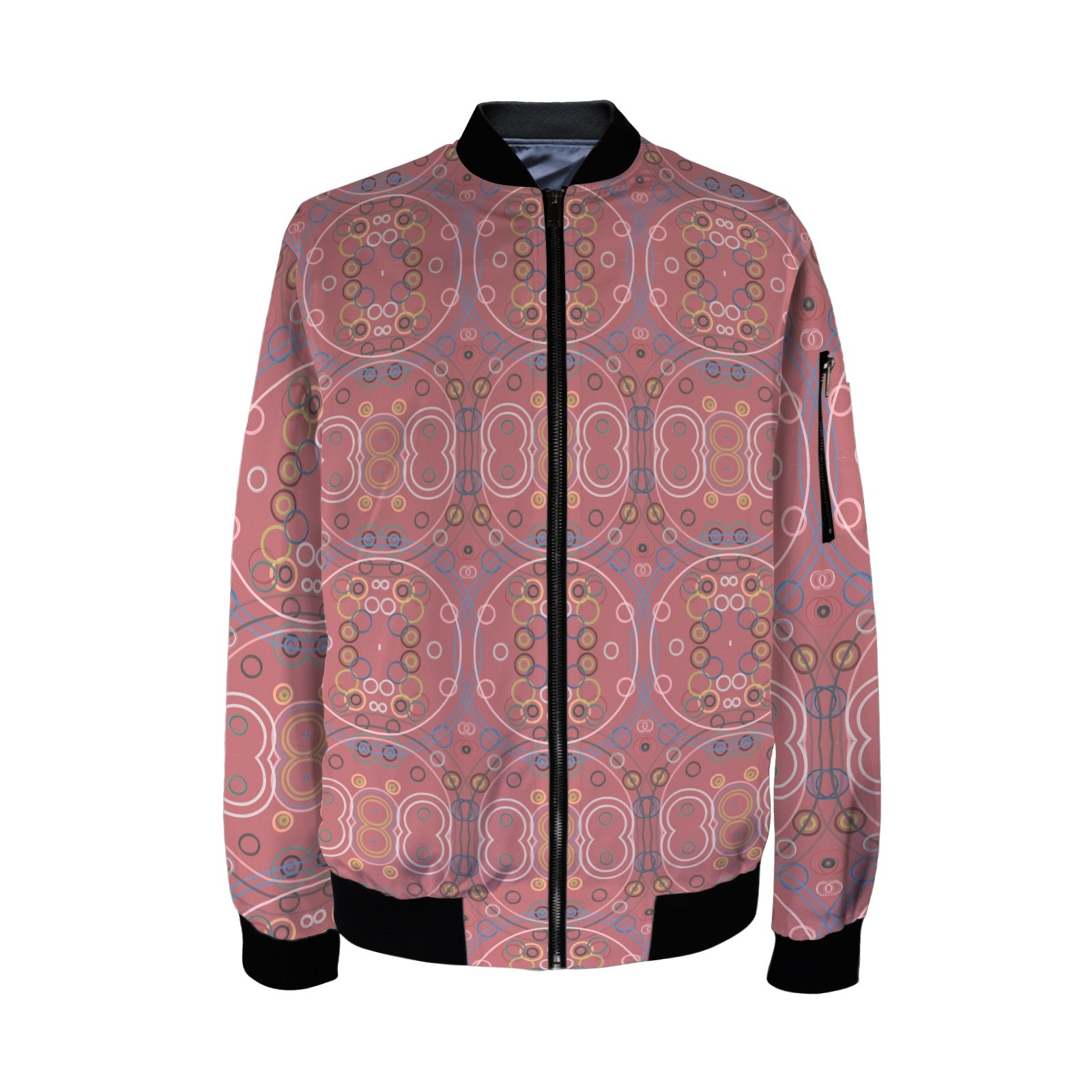 Old Rose Circus Tall Ladies Bomber Jacket