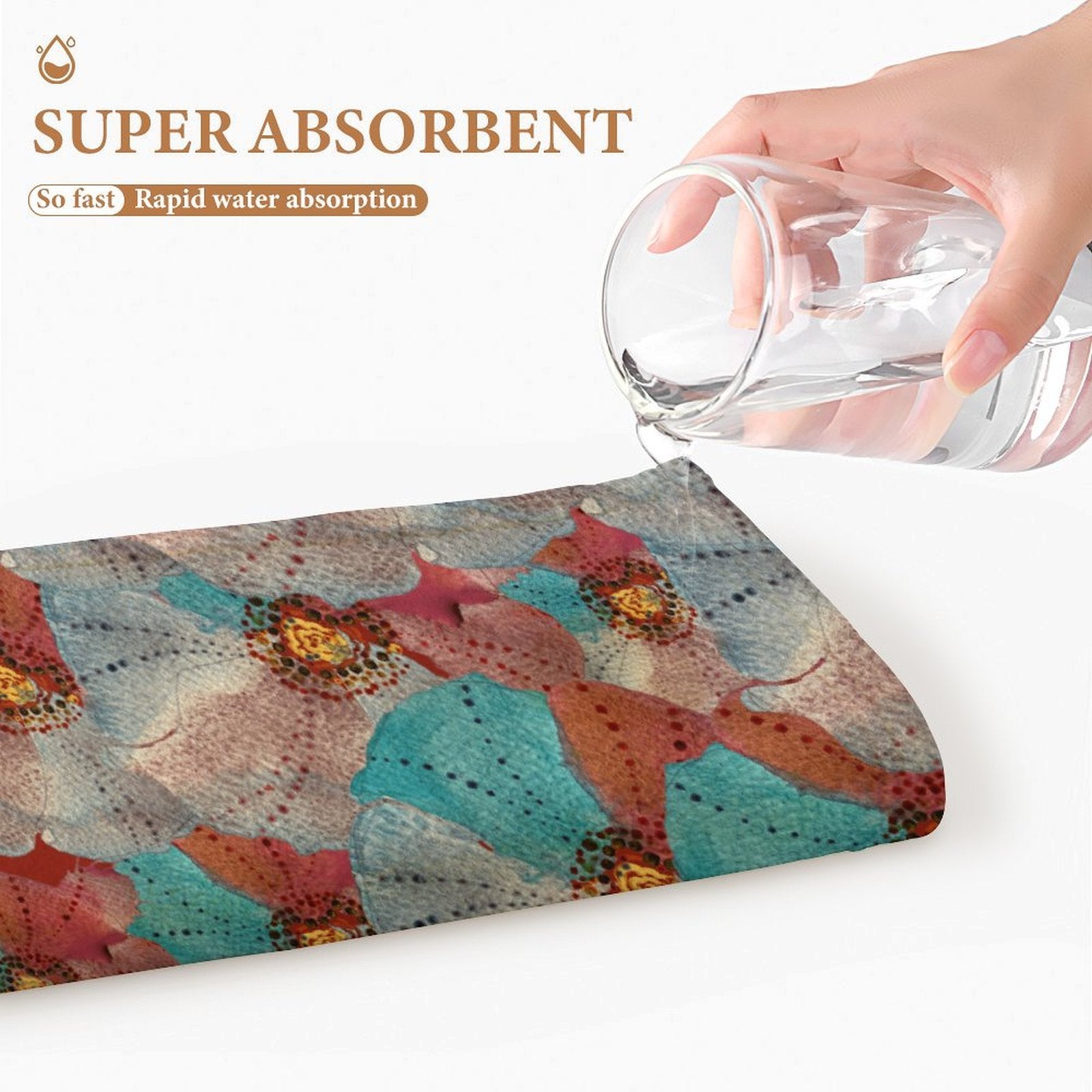 ZoZoLana Grand Fleur Hand Towel