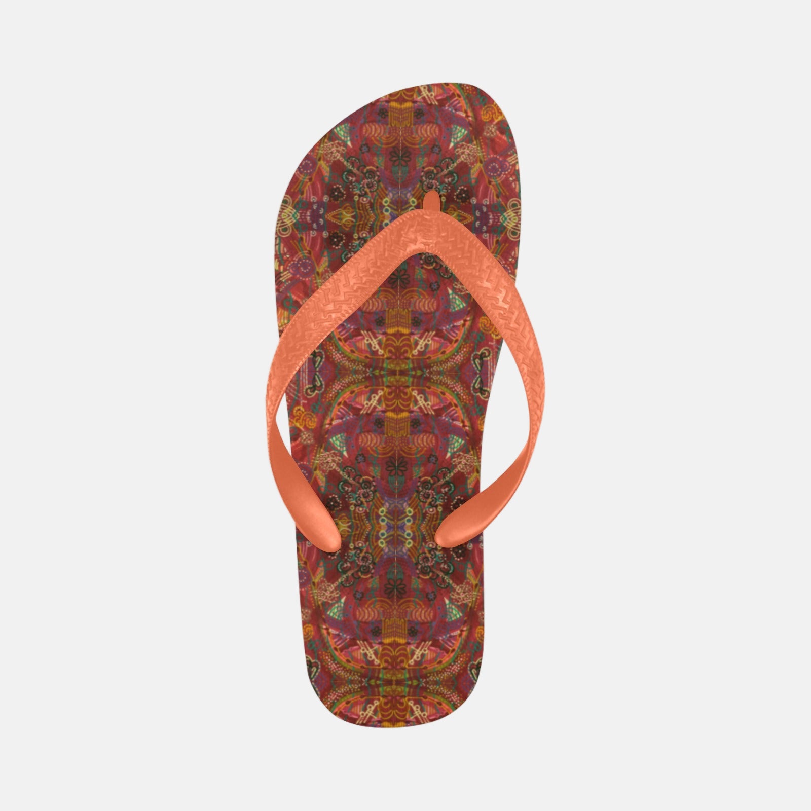 Purple Swirls Flip Flops