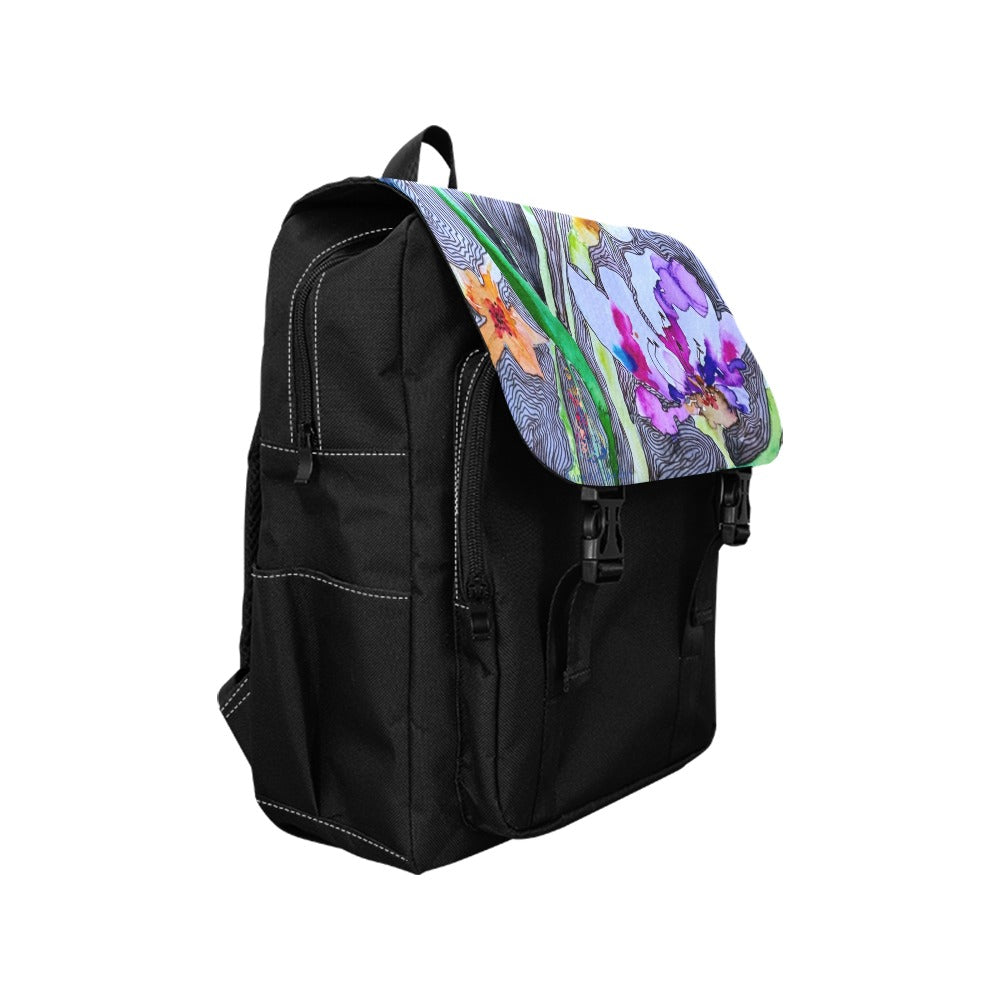 Gefütterter Tulpen-Lässiger Rucksack 