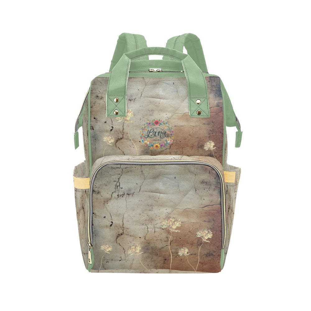 Rusty Life Tuscany Sage Multi-Function Diaper Backpack/Diaper Bag