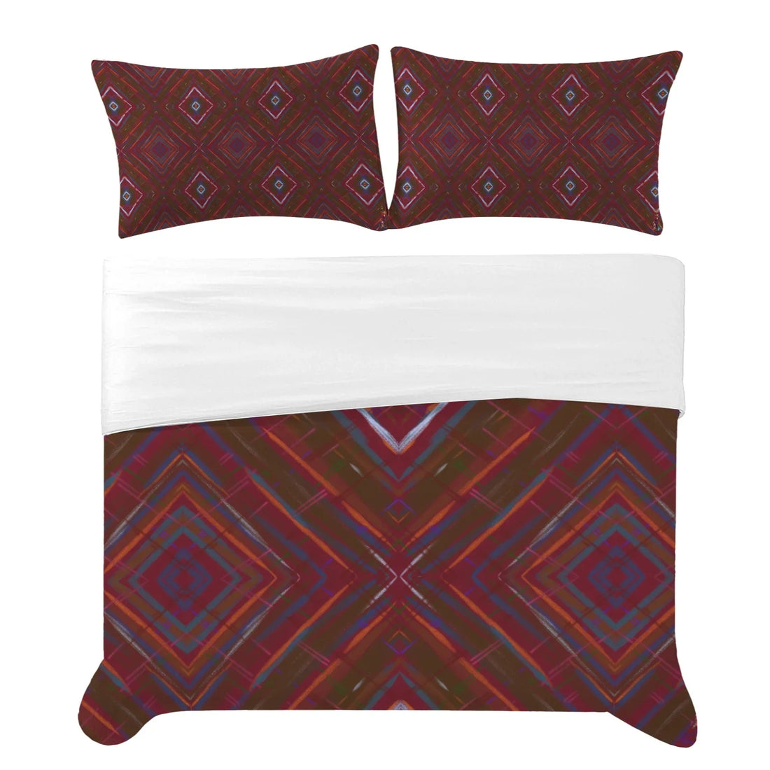 Christmas Tartan 3-Piece Bedding Set 94x104inch