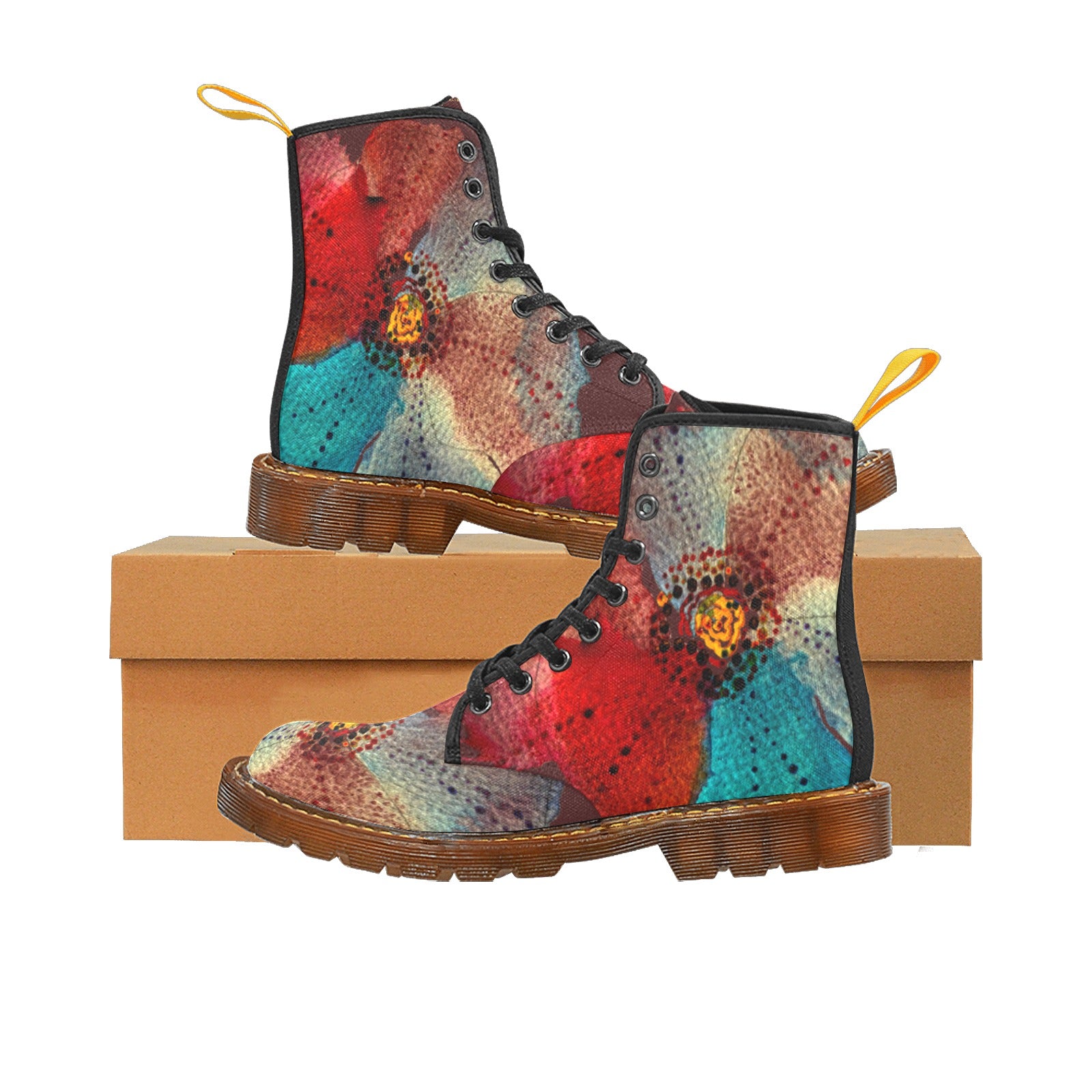 Grand Fleur ZoZo Nylon Canvas Boots For Women Model 1203H
