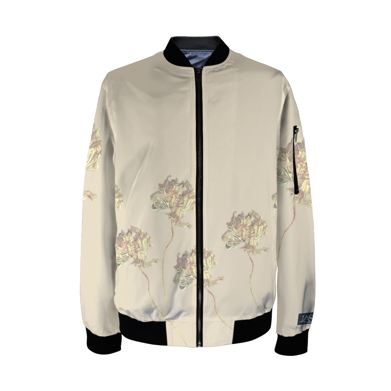 Single Tulip Wheat Tall Ladies Bomber Jacket