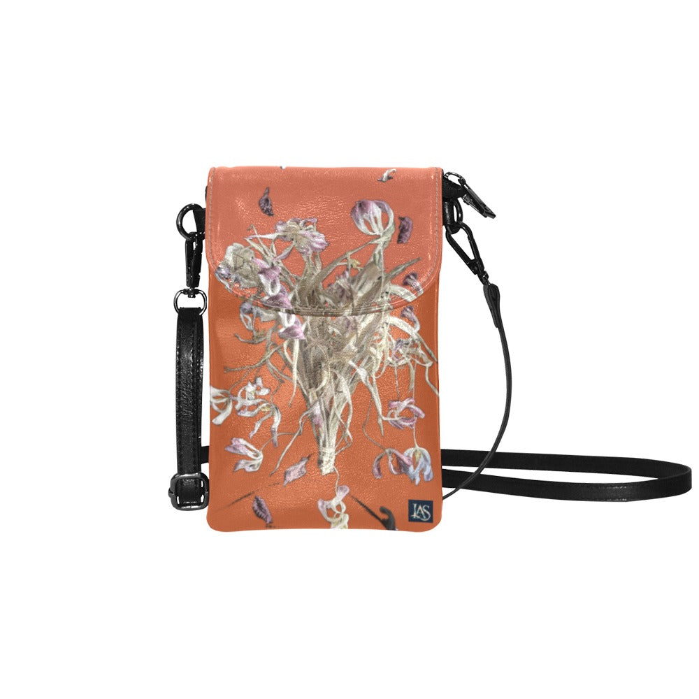 Tulip Pumpkin Orangeade Small Cell Phone Purse