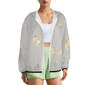 Single Tulip Women's Lightweight Sun Protection Hoodie