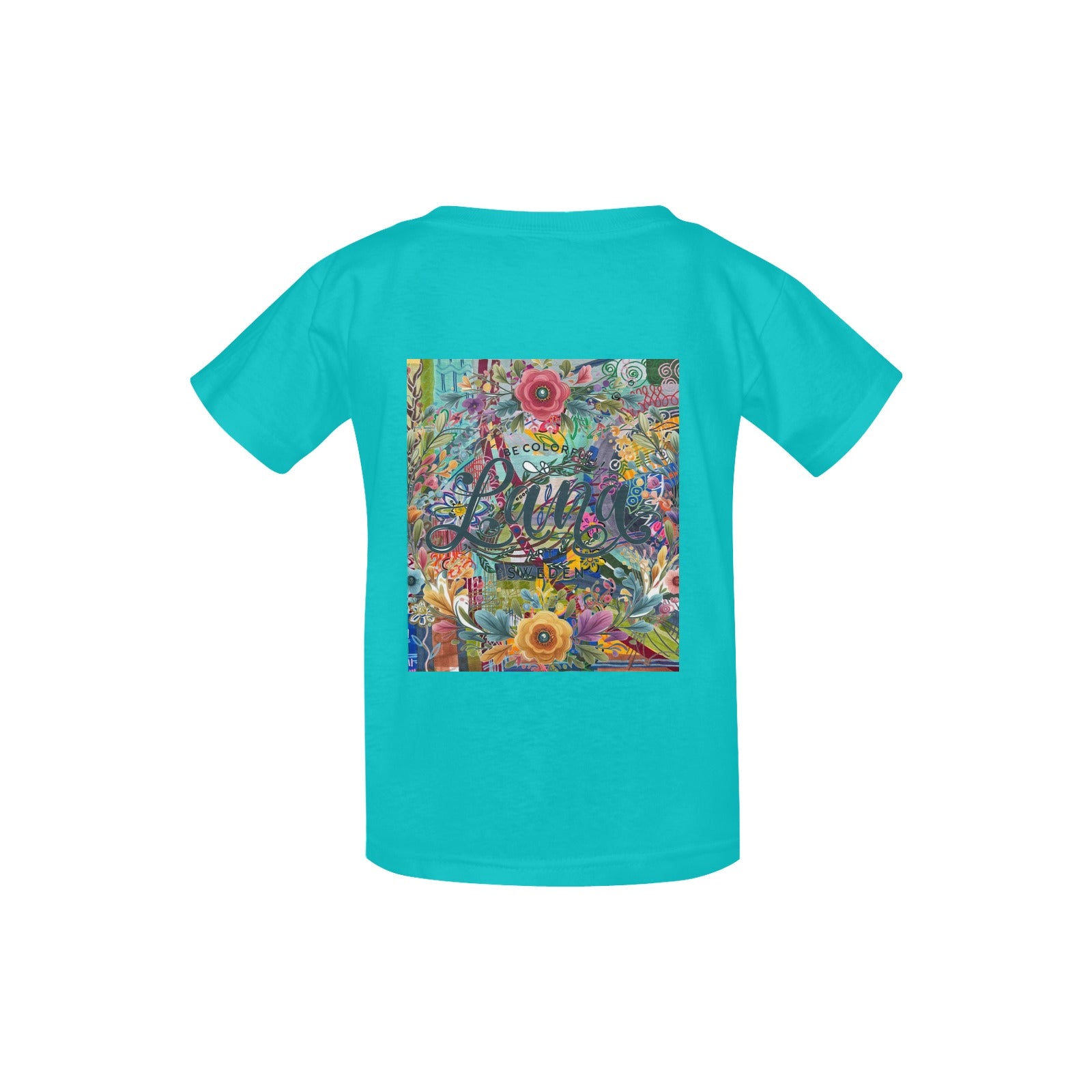 Colorful Currents Tilly Kid's  Classic T-shirt (Model T22)
