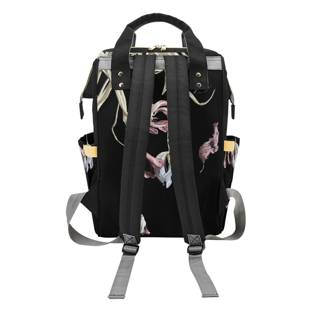 Tulip Drama Noir Multi-Function Diaper Backpack/Diaper Bag