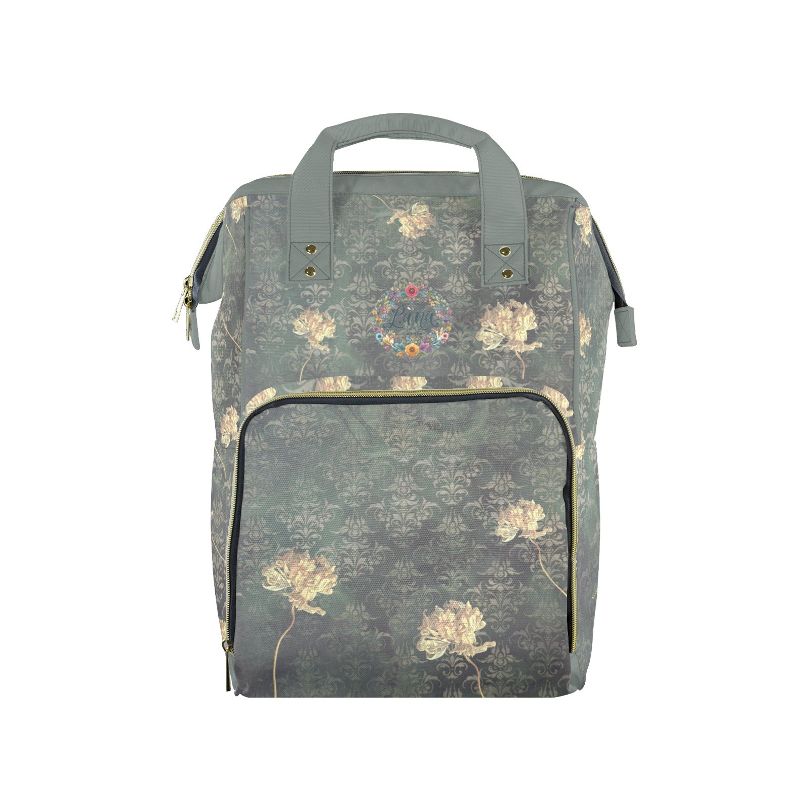 Damaskus Tulip Multi-Function Travel Diaper Bag-Large