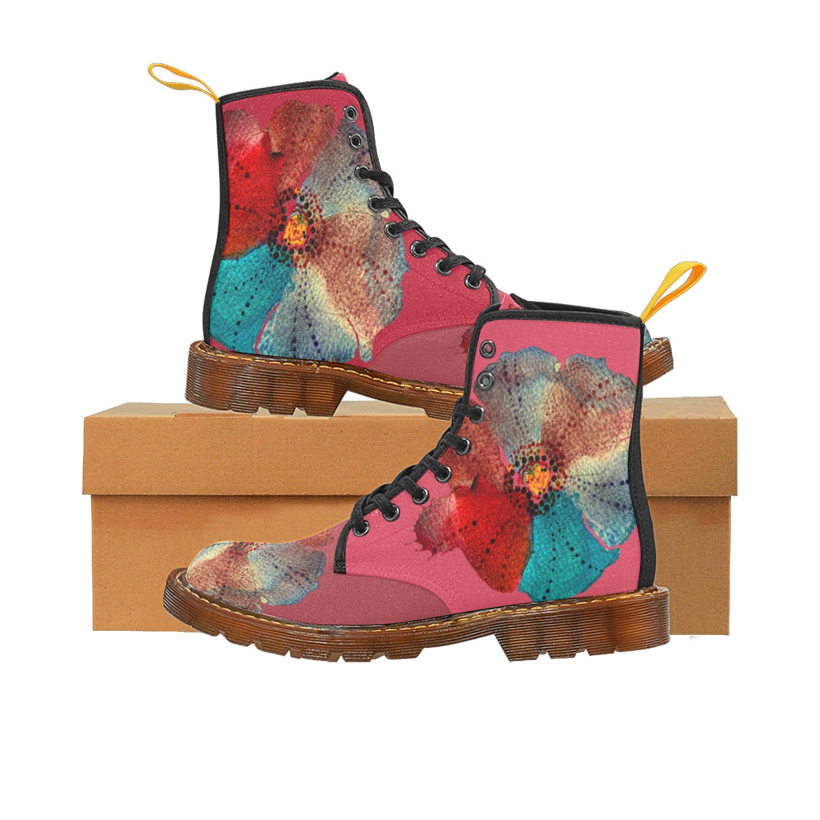 ZoZoLana Vie en Rose Nylon Canvas Boots For Women Model 1203H