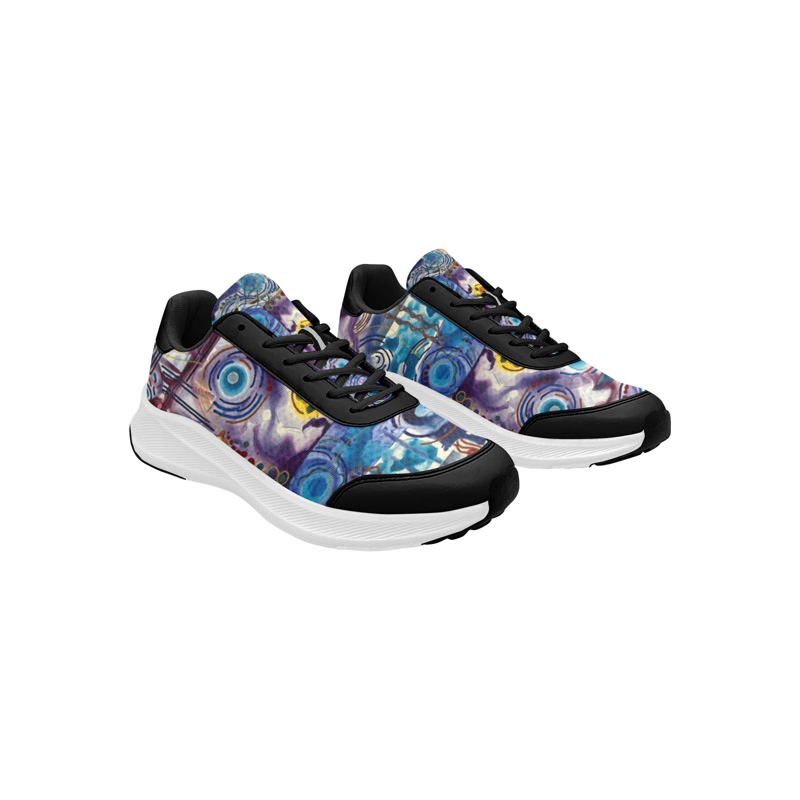 Circles on Water black Women's Mudguard Running Shoes