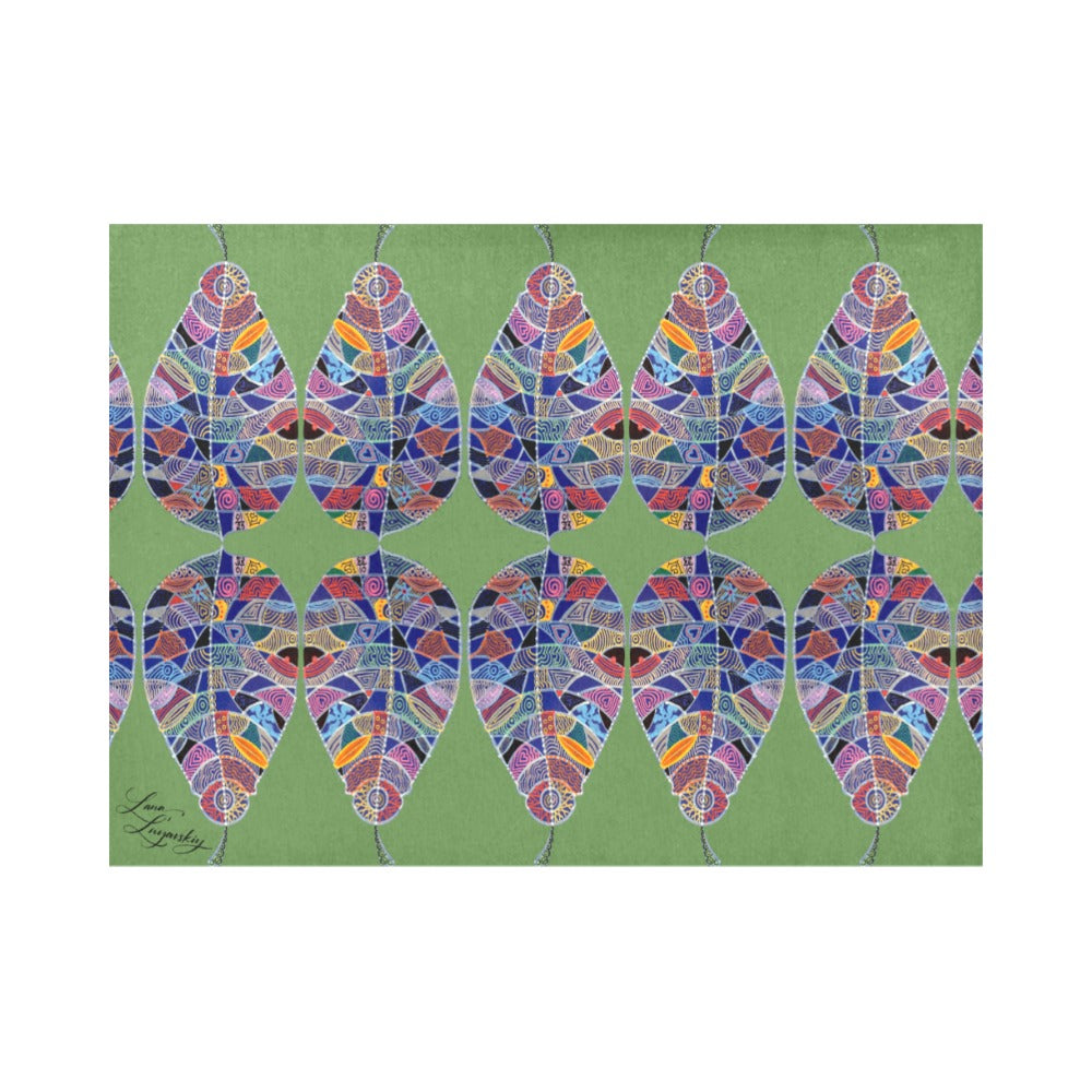 Fantasy Leaf Green Placemat 14’’ x 19’’ (Set of 4)