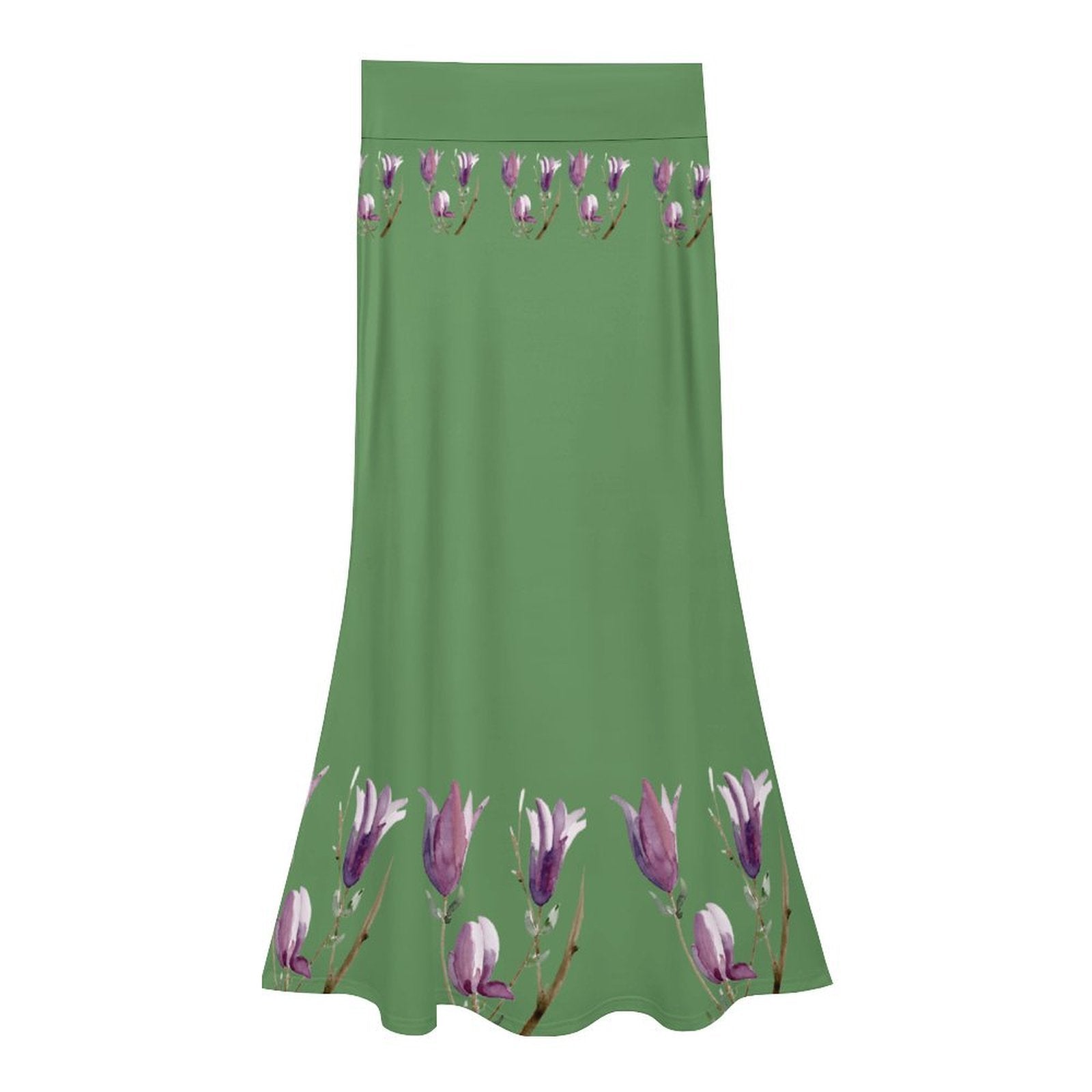 Magnolia Green High waisted long skirt