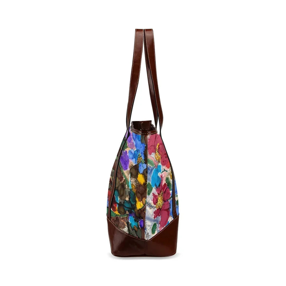 Herbstblumen Tote Handtasche
