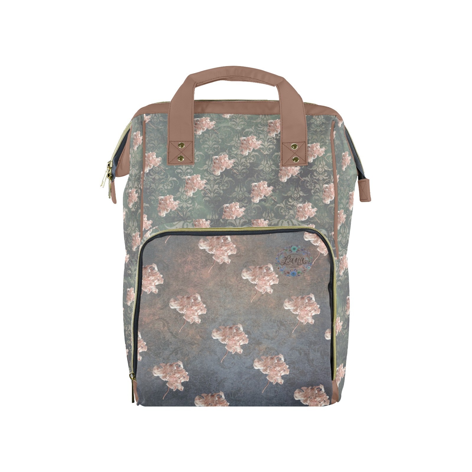 Damaskus Tulips Kingdom  Multi-Function Travel Diaper Bag-Large
