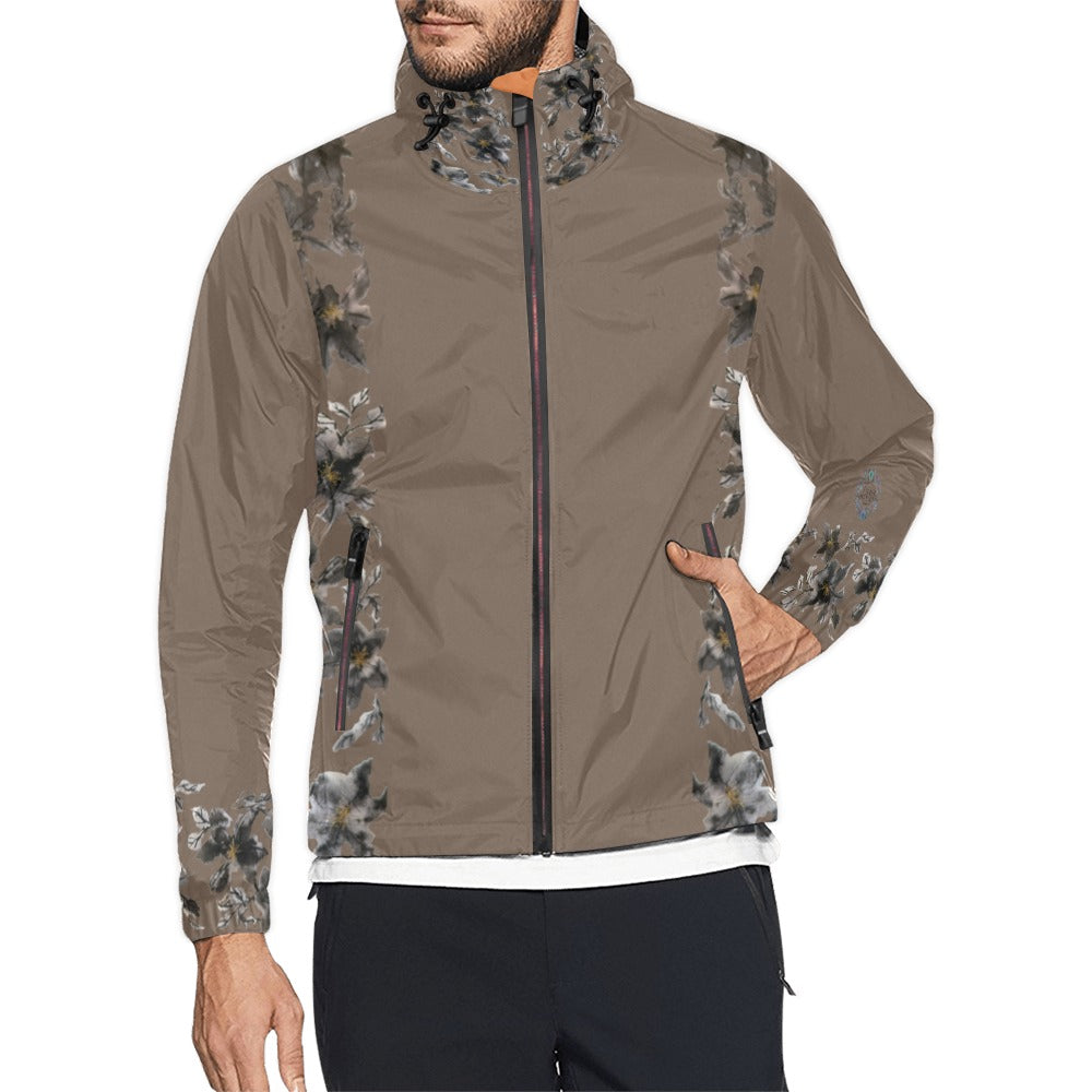 Flower Power Sienna Unisex All Over Print Windbreaker (Model H23)
