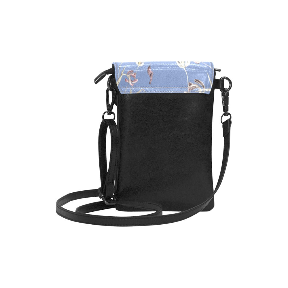 Tulip Chambrey Blue Small Cell Phone Purse