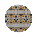 Designer ultra-soft round blanket featuring original watercolor designs for cozy and artistic home décor.