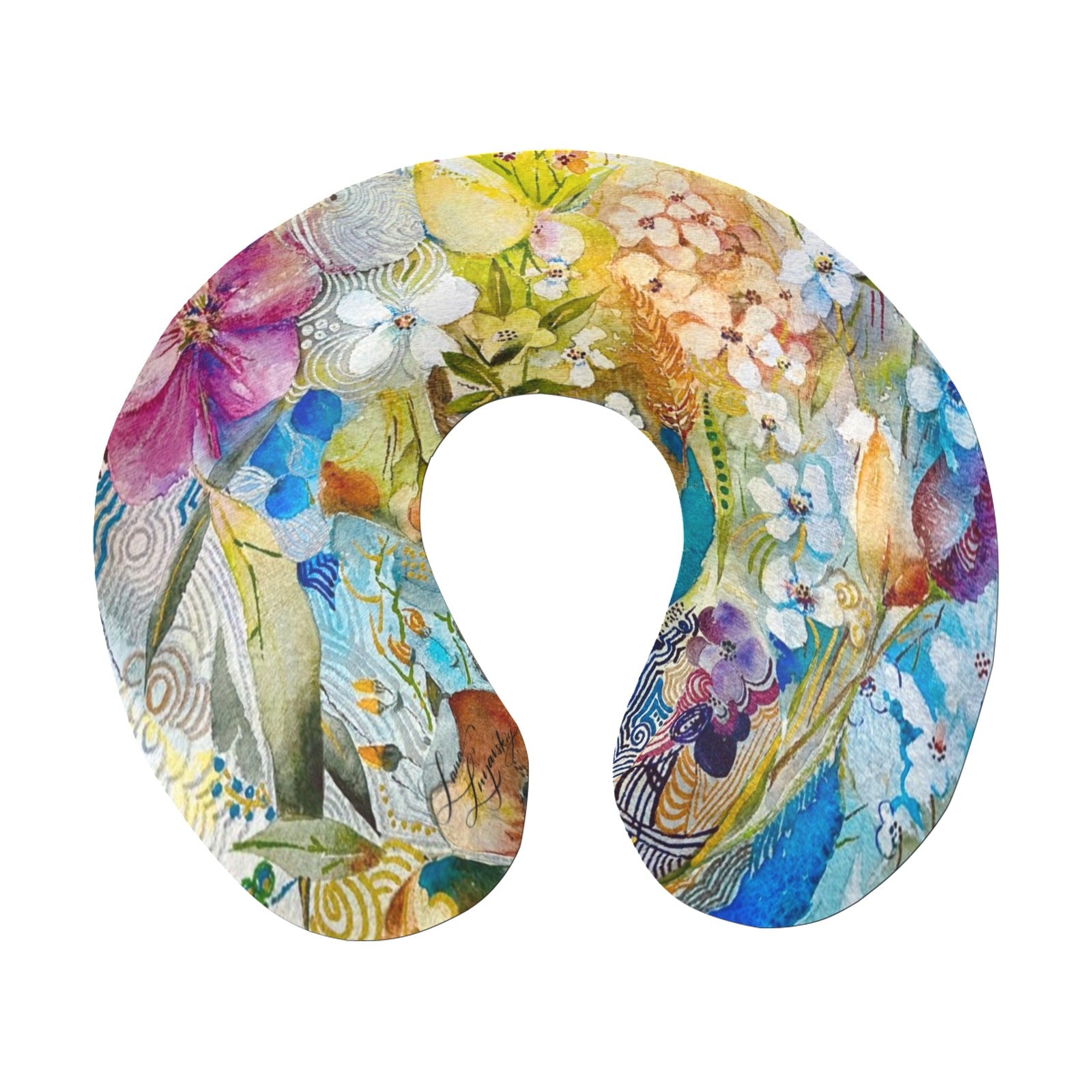 You Gave Me Flowers U-Shape Travel Pillow