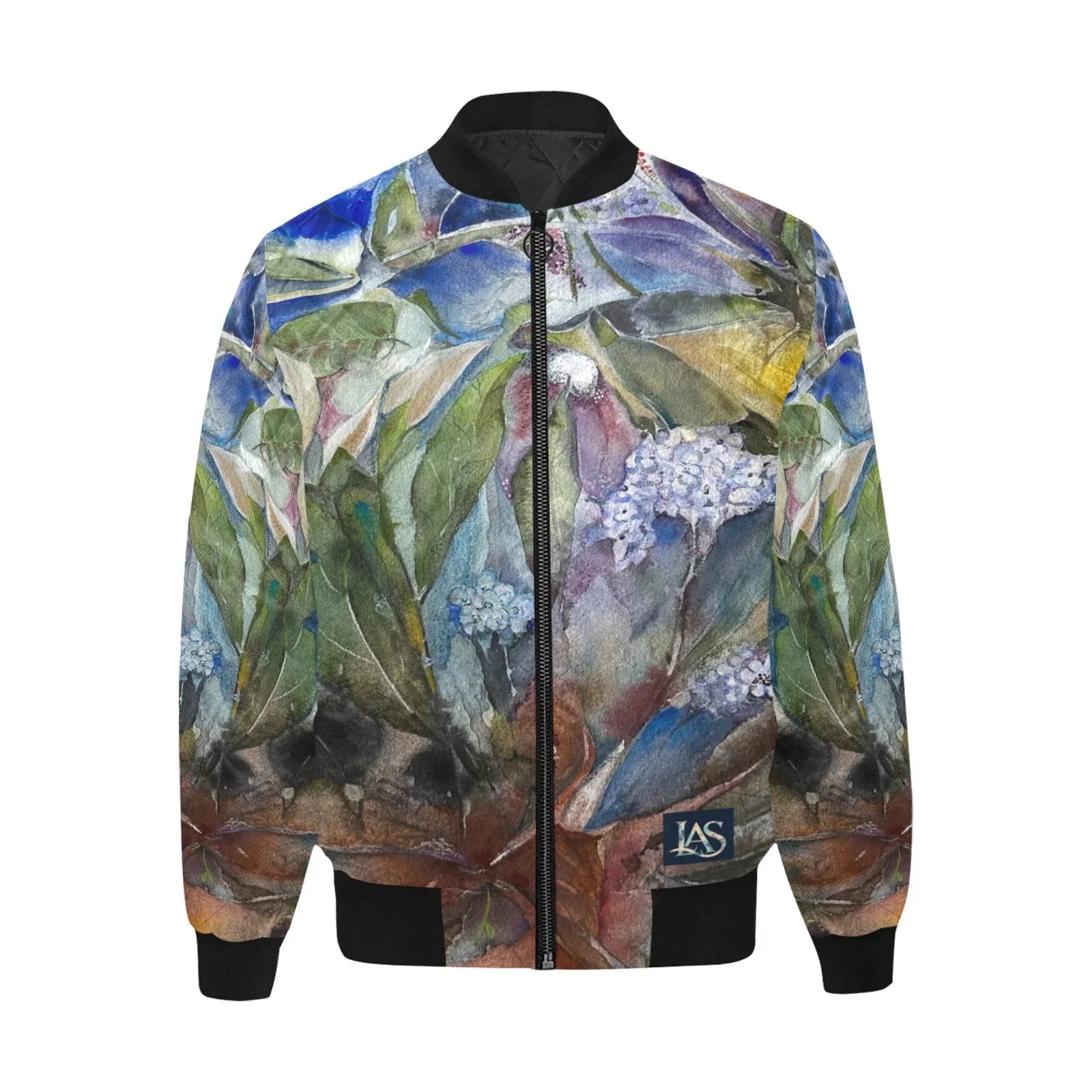 Twilight Flora Warm Quilted Bomber Jacket