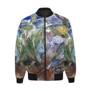 Twilight Flora Warm Quilted Bomber Jacket