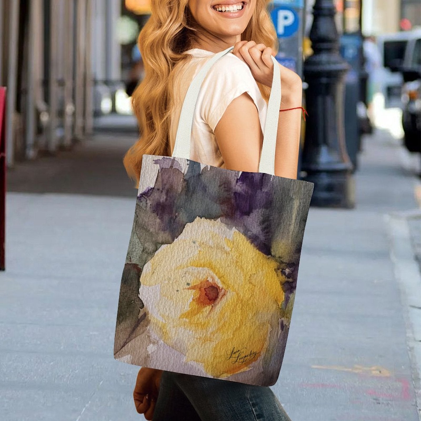 Canvas Tote Bag Single Canvas Tote Bag-32x38CM (One-Sided Print)