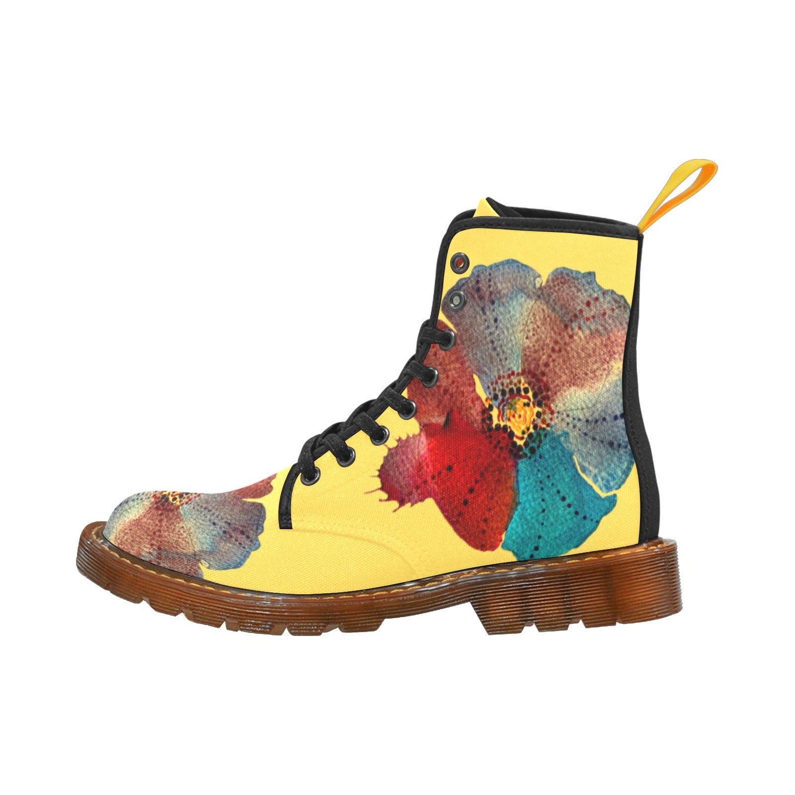 ZoZo Grand Fleur Curd Nylon Canvas Boots For Women Model 1203H