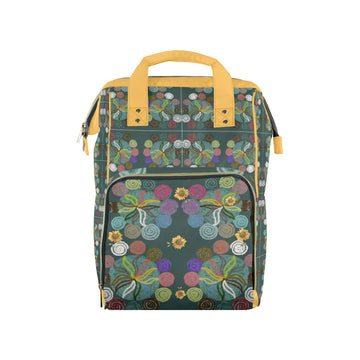 Magic Trees Gold Multi-Function Travel Diaper Bag-Large