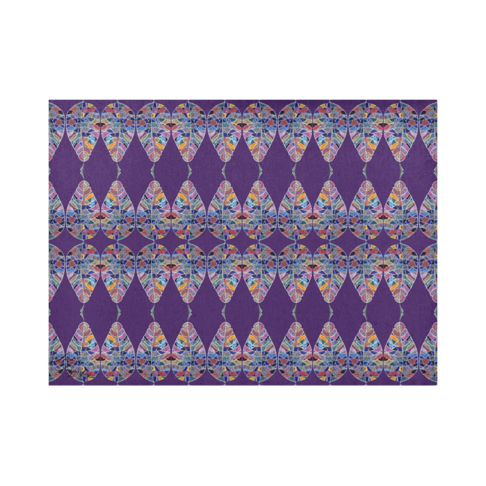 Fantasy Leaf Purple Placemat 14’’ x 19’’ (Set of 4)