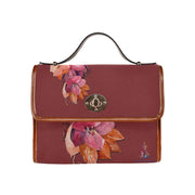 Amaryllis Color Blocks Waterproof Shoulder Strap Canvas Bag - Lana Art Sweden