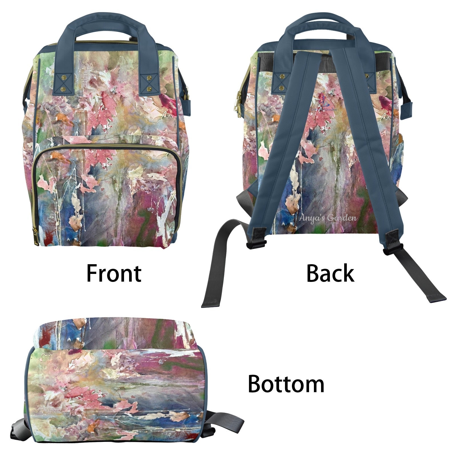 Anya's Garden Multi - Function Bag/Backpack - Lana Art Sweden