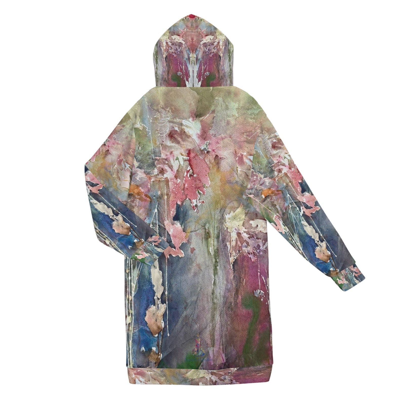 Anya's Garden Women's Long Hooded Jacket - Lana Art Sweden