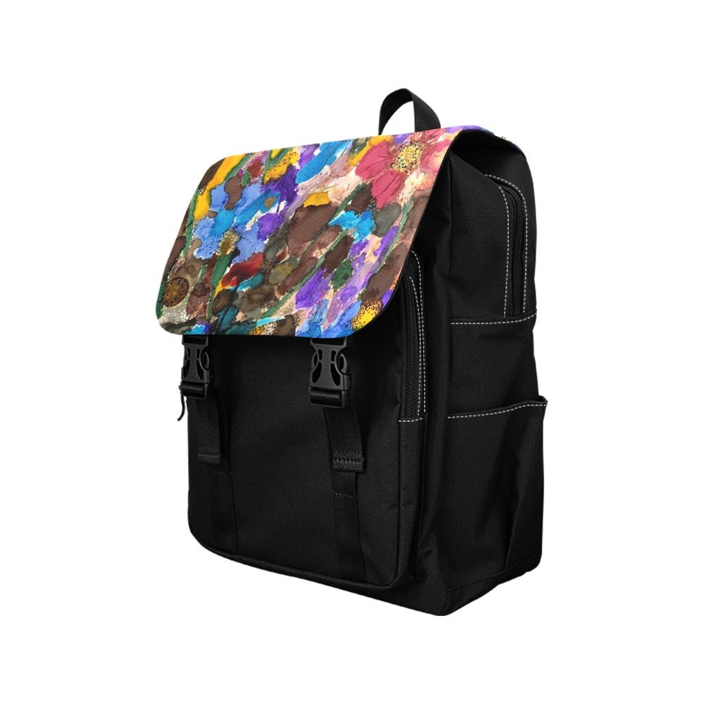 Aquarelle Flowers Casual Backpack - Lana Art Sweden