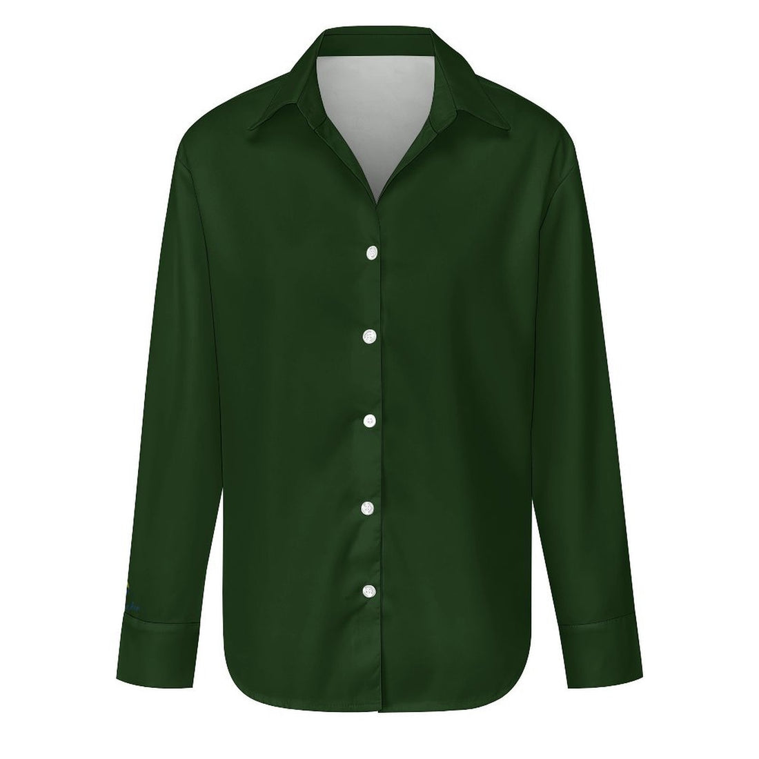 Women's Long-Sleeve Shirt, deep green