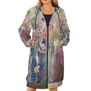 Anya's Garden Women's Long Hooded Coat