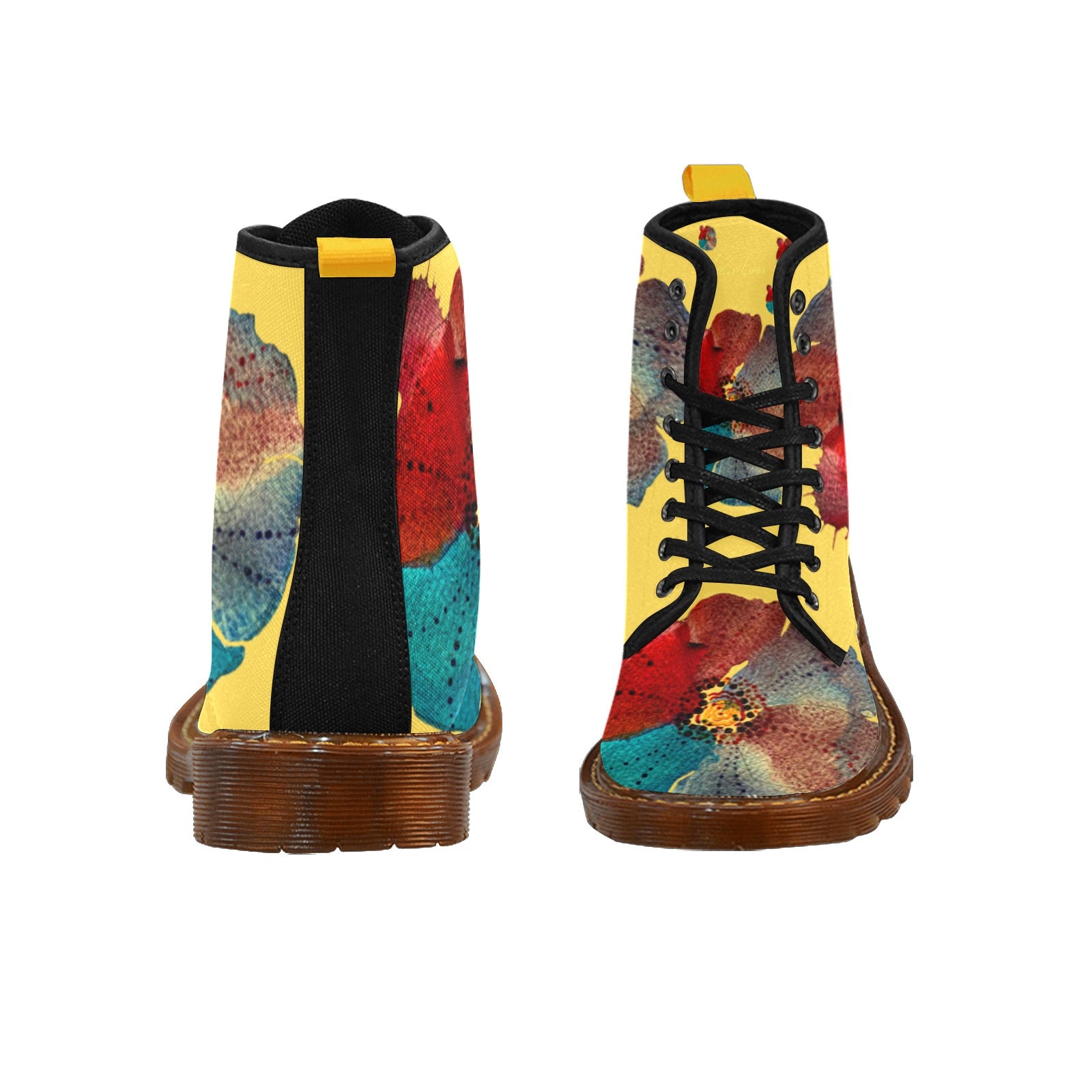 ZoZo Grand Fleur Curd Nylon Canvas Boots For Women Model 1203H