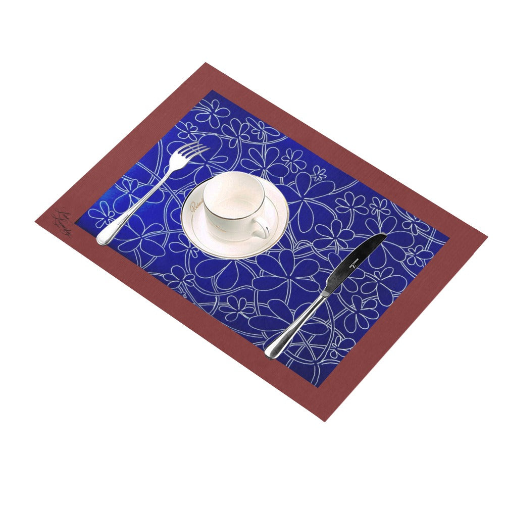 Infinity Bloom Chocolate Placemat 14’’ x 19’’ (Set of 4)