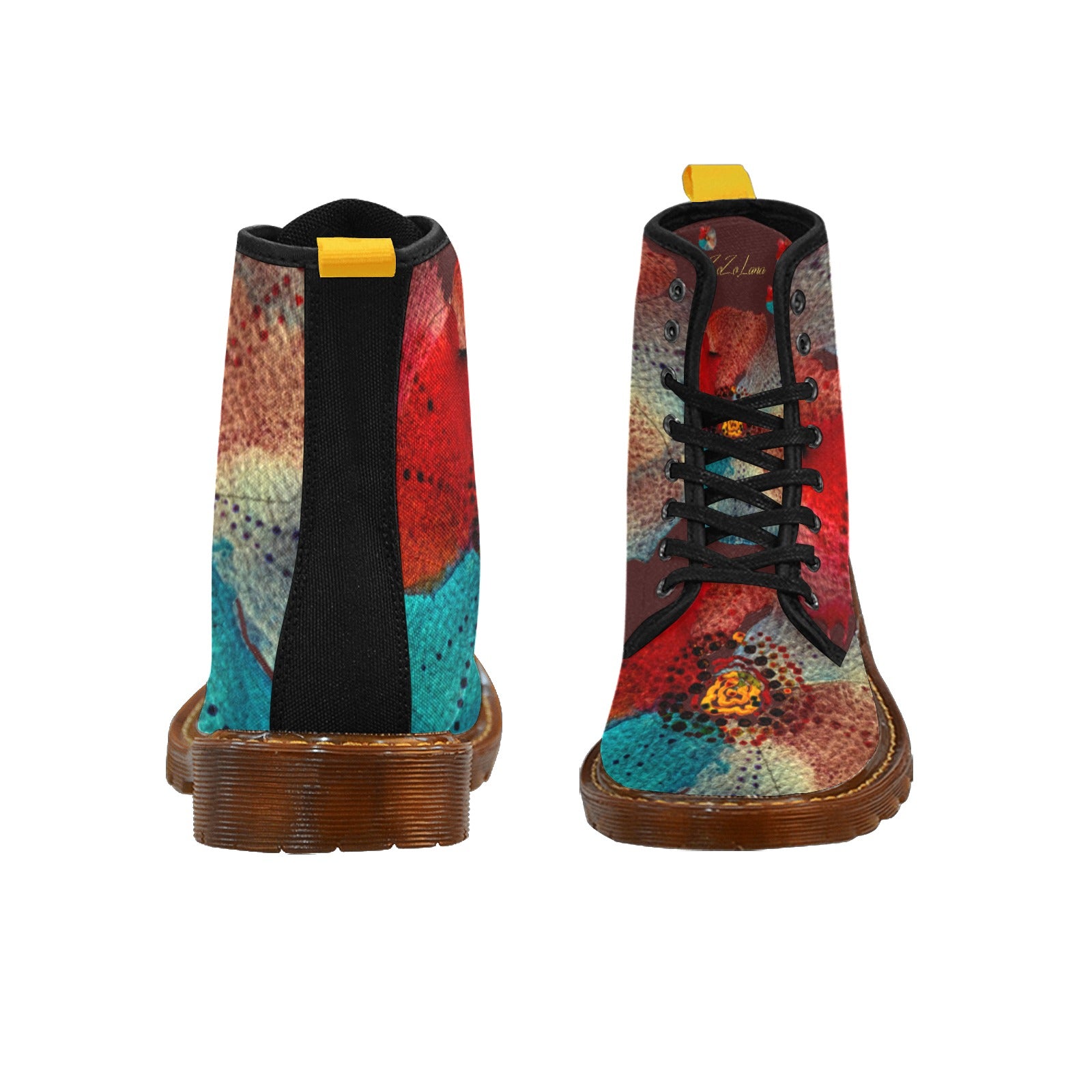 Grand Fleur ZoZo Nylon Canvas Boots For Women Model 1203H