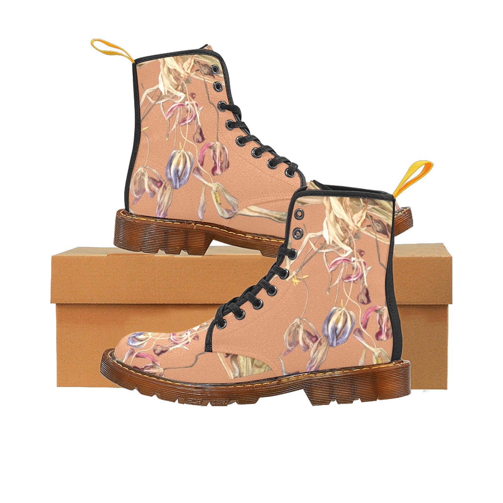 Tulip Universe Armagnac Custom Canvas Boots For Women Model 1203H