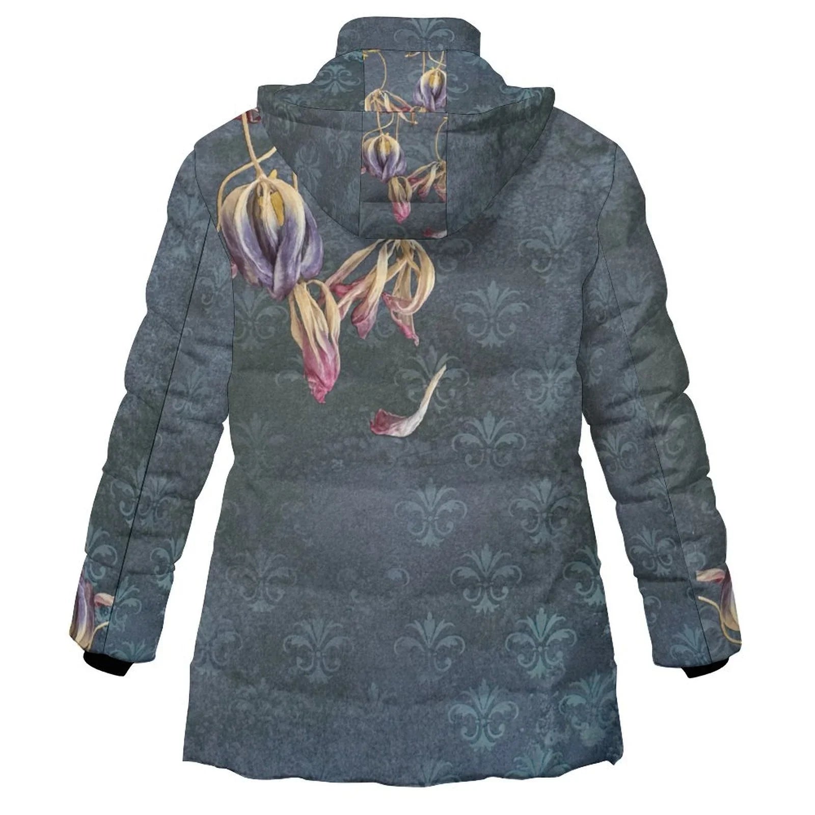 Damascus Tulip Women's Hooded Puffer Coat
