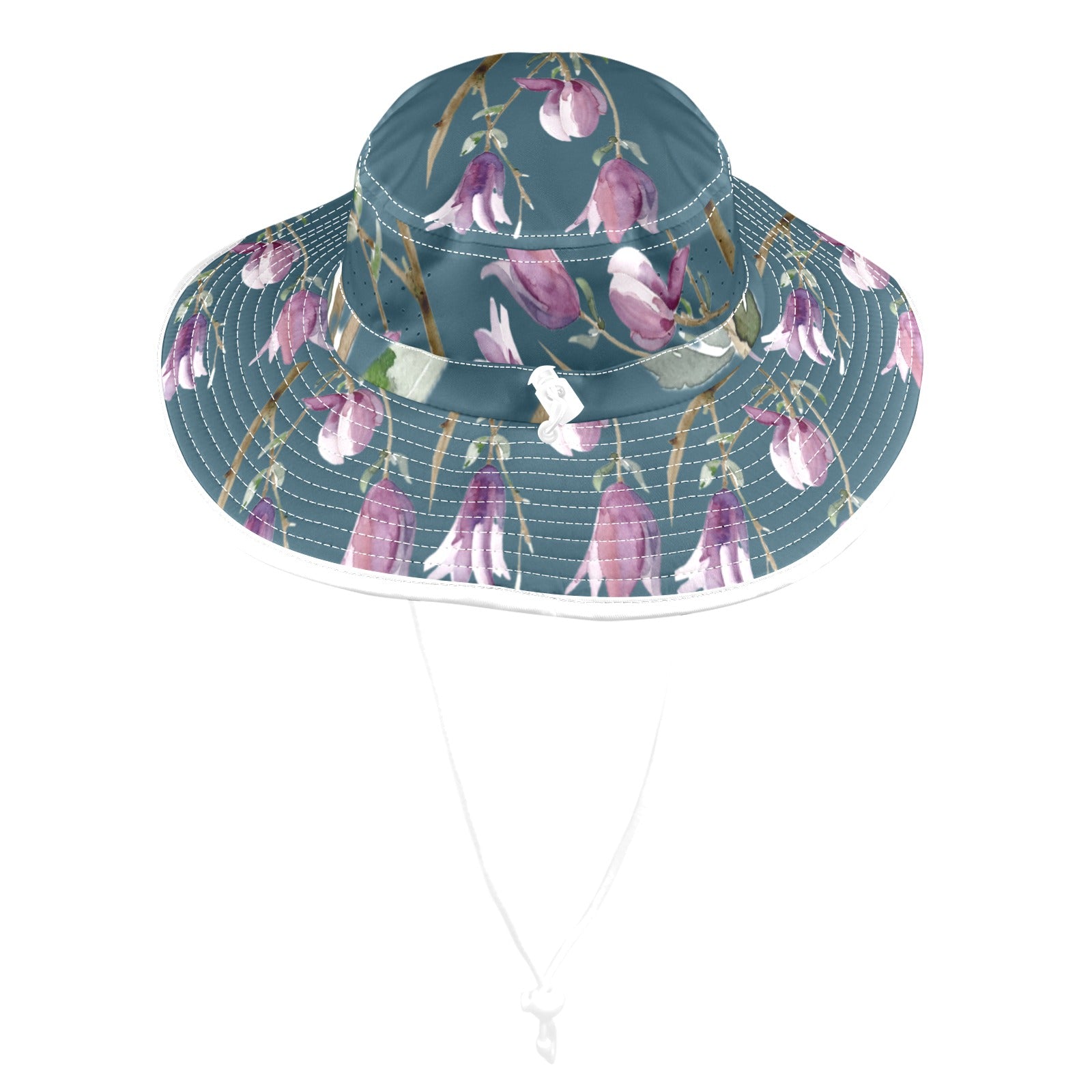 Magnolia Ocean Wide Brim Bucket Hat