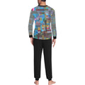 I Checked You! Men's All Over Print Pajama Set – Customizable and Comfortable Pajama Set