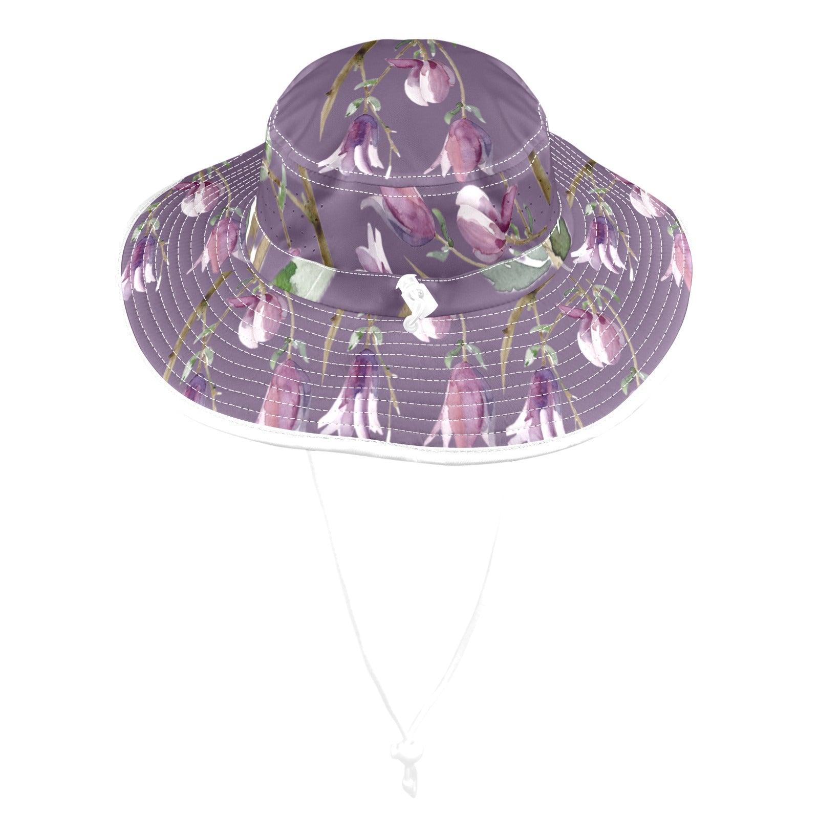 Magnolia Dark Lilac Wide Brim Bucket Hat