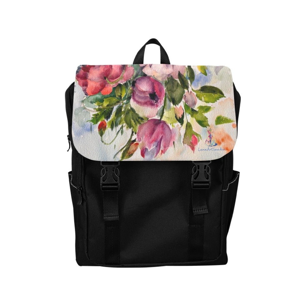 Big Blooms Casual Shoulders Backpack - Lana Art Sweden
